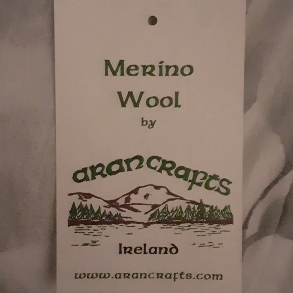 Made In Ireland Cowl Neck Merino Wool Poncho Sweater - Picture 6 of 7